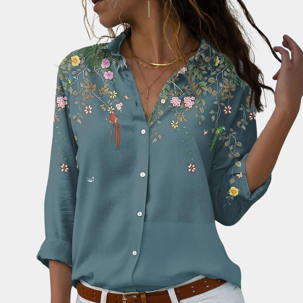 Floral Print Blouse for Women
