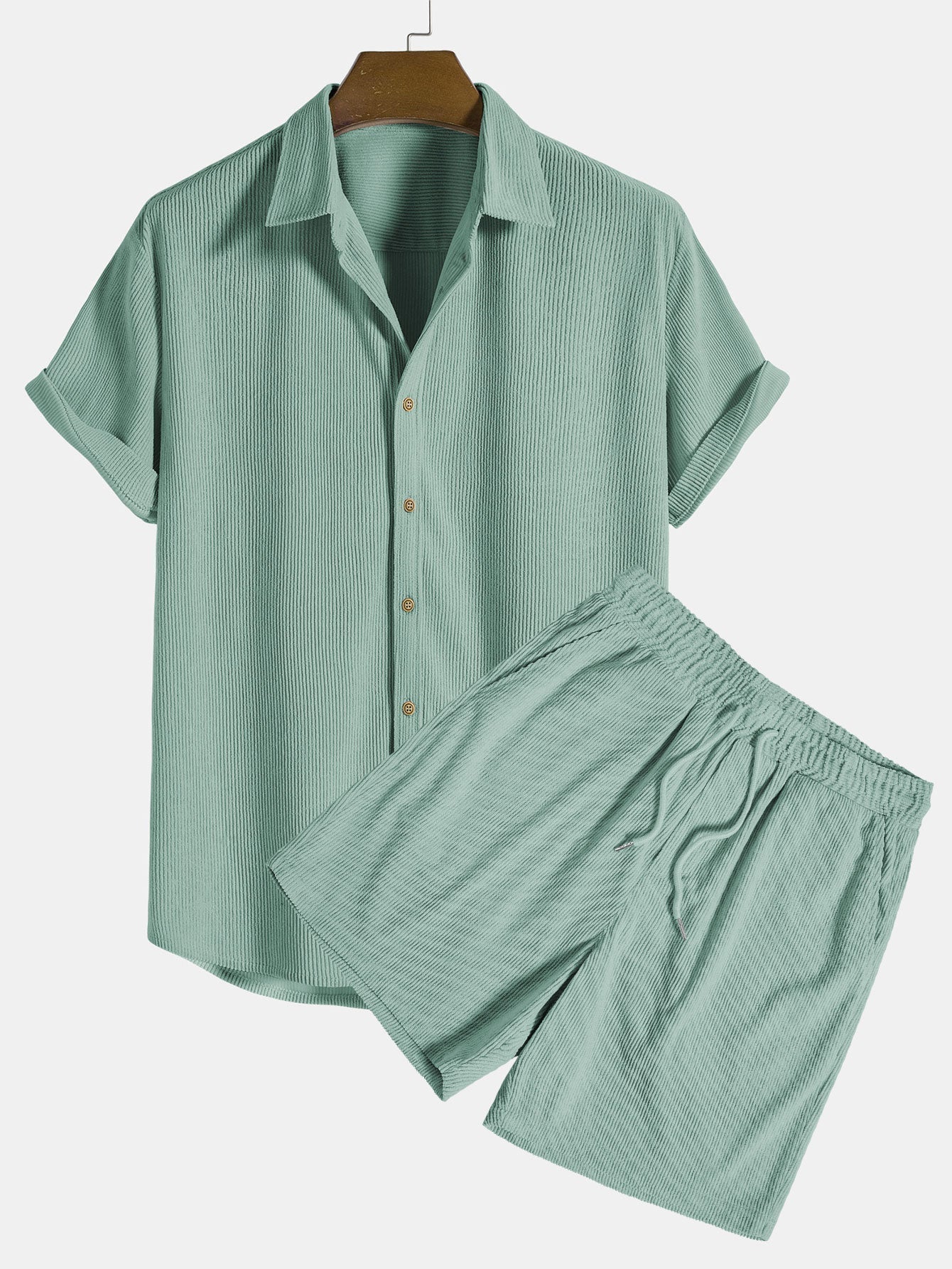 Men’s Summer Set – Shirt & Shorts Combo